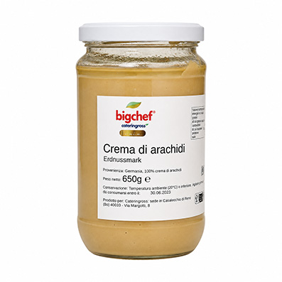 CREMA DI ARACHIDI 100% 650g 'BIG CHEF'