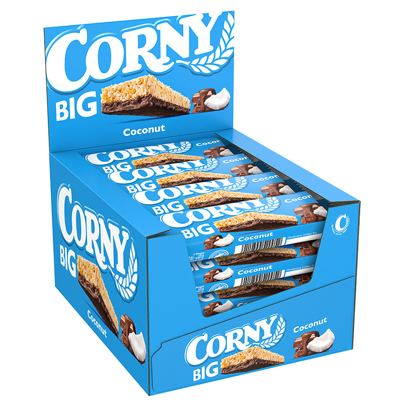 MÜSLI-RIEGEL SCHOKOLADE KOKOS 50g x24 CORNY