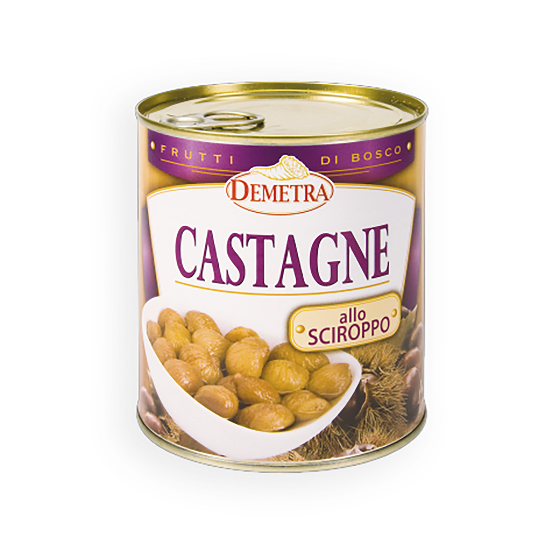 CASTAGNE IN SCIROPPO 600g 'DEMETRA'