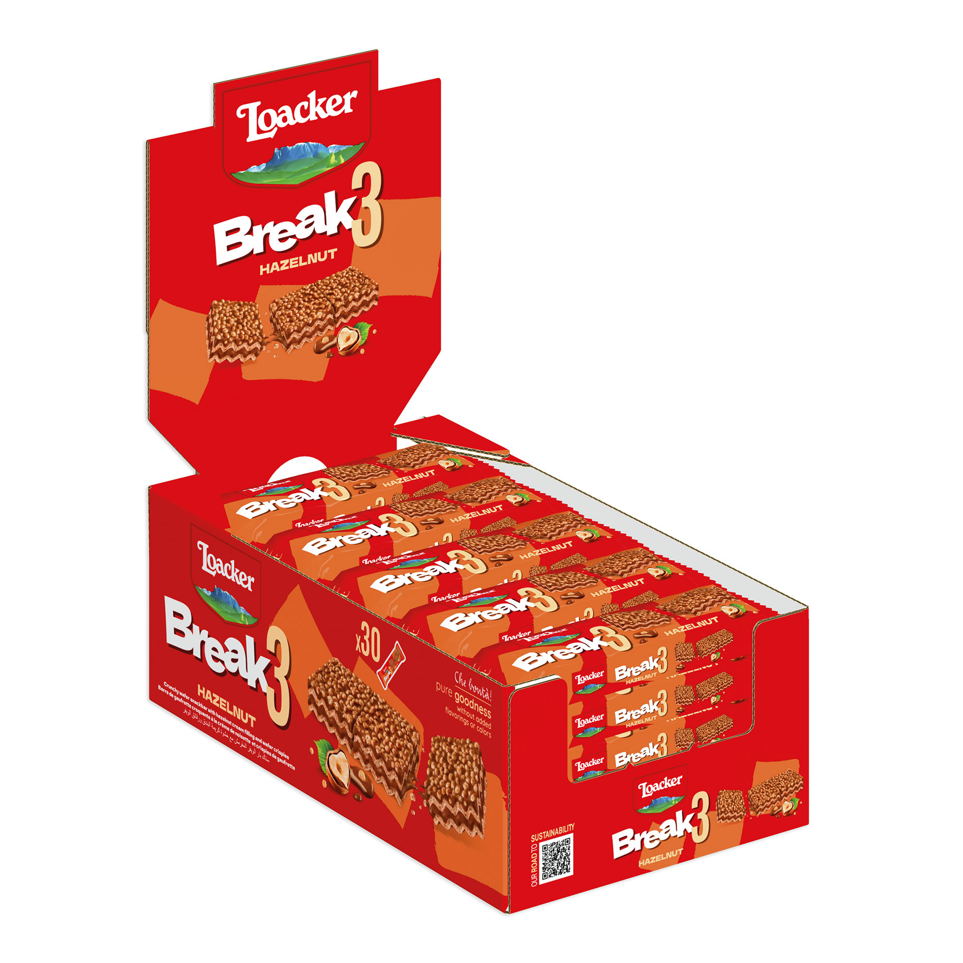 LOACKER BREAK3 NOCCIOLA 19g 30 PEZZI