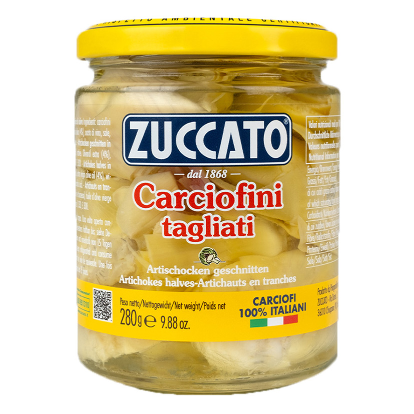 CARCIOFINI TAGLIATI 314ml 'ZUCCATO'