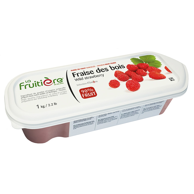 FRUCHTPÜREE WALDERDBEERE 1kg GEFR. FRUITIERE