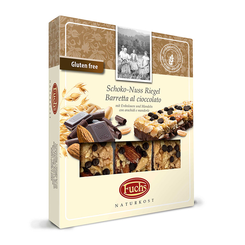 MÜSLI-RIEGEL SCHOKO NUSS 35g  x3  'VENOSTA'