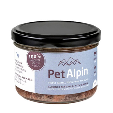 HUNDEFUTTER RIND-APFEL 180g 'PETALPIN'