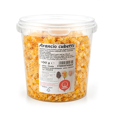 ARANCIO CANDITO CUBETTI 900g    AMBROSIO