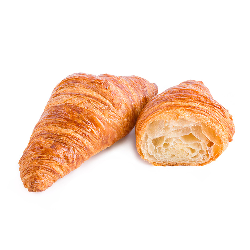 CROISSANT MIT BUTTER LEER 60g 60 STÜCK BIO* GEFR.