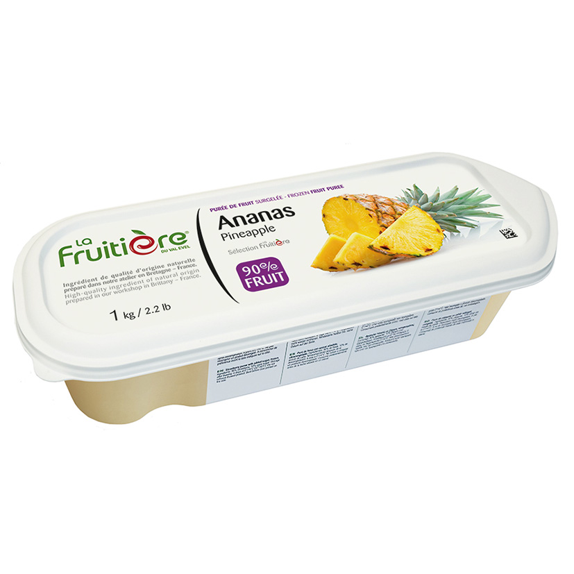 FRUCHTPÜREE ANANAS 1kg GEFR.   FRUITIERE