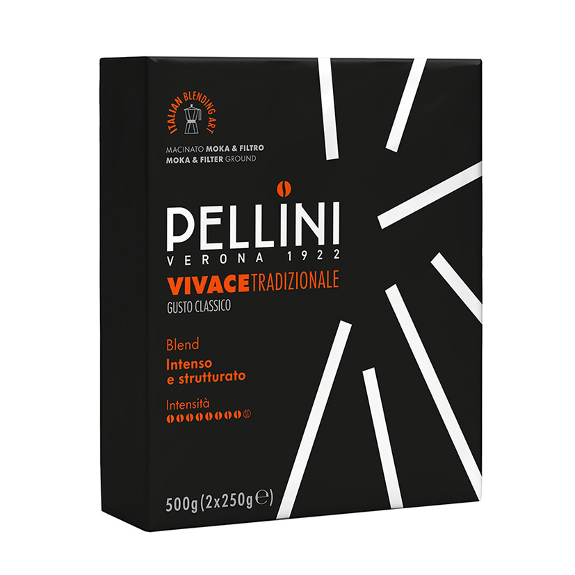 KAFFEE GEMAHLEN 2x250g 'PELLINI'