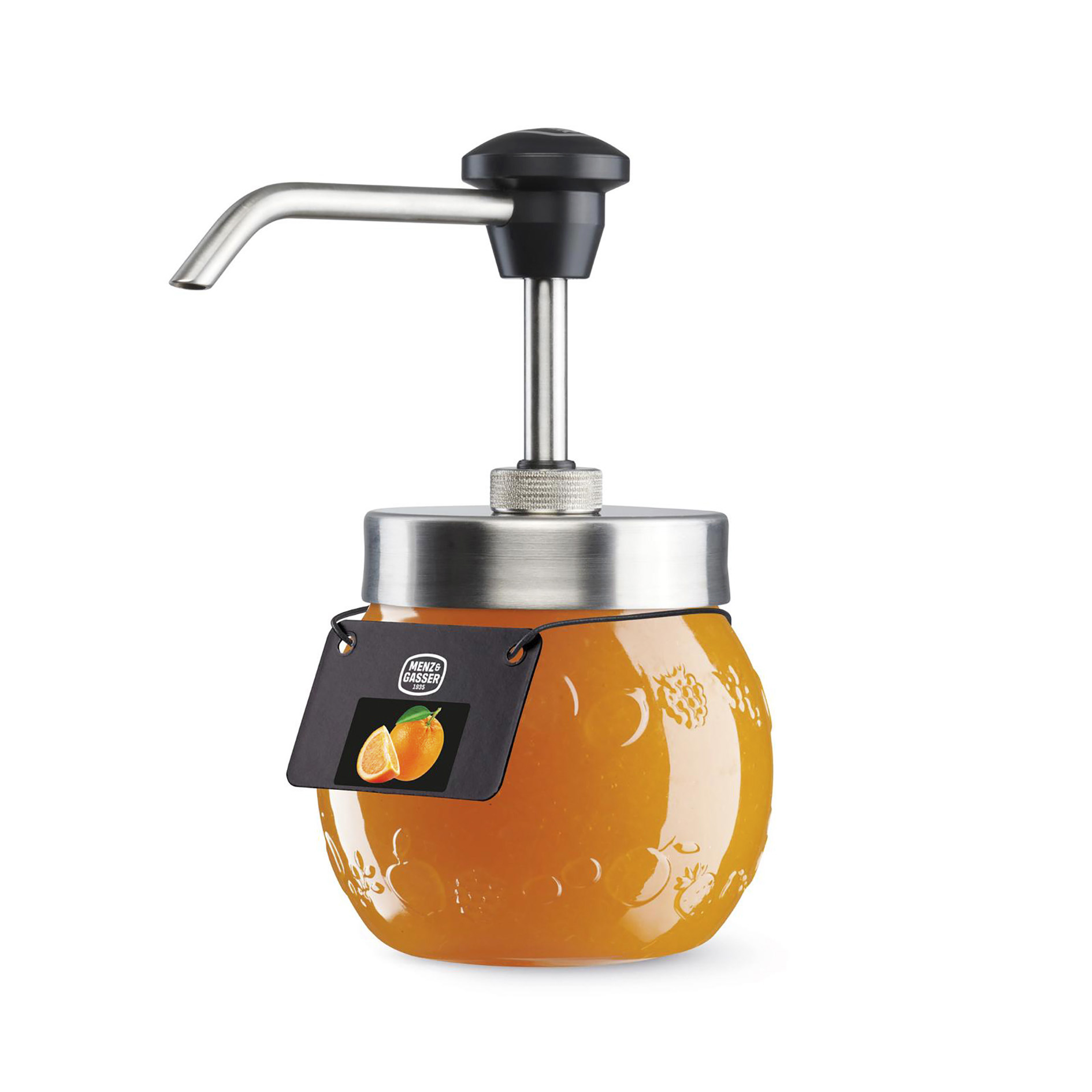 DISPENSER UP JAM IN JAR PUMPE INOX 'M&G'