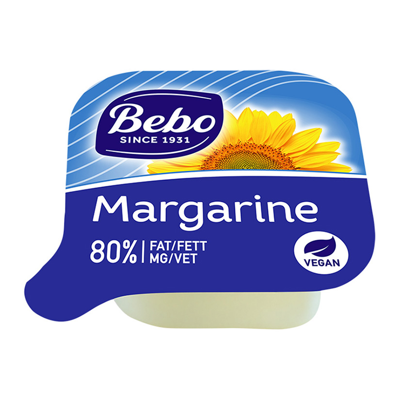 MARGARINE PORTIONEN 10g 1kg 'BEBO'
