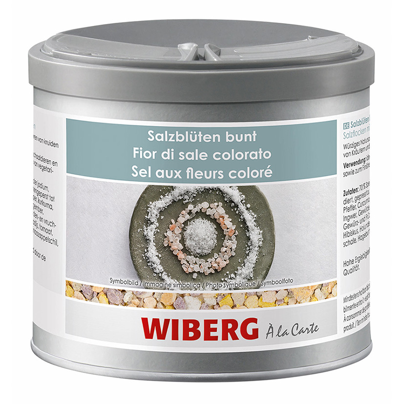 SALZBLÜTEN BUNT (CIRQUE DE SEL) 450g 'WIBERG'