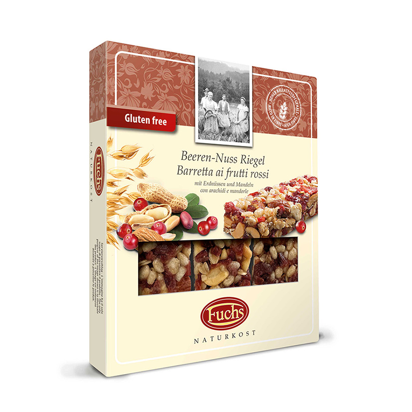BARRETTA MÜSLI BACCHE 35g  x3 'VENOSTA'