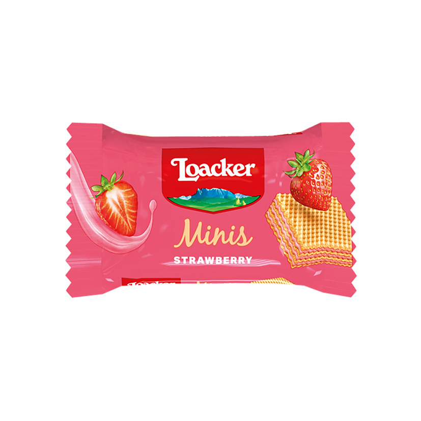 LOACKER FRAGOLA MINIS 10g  200 PEZZI