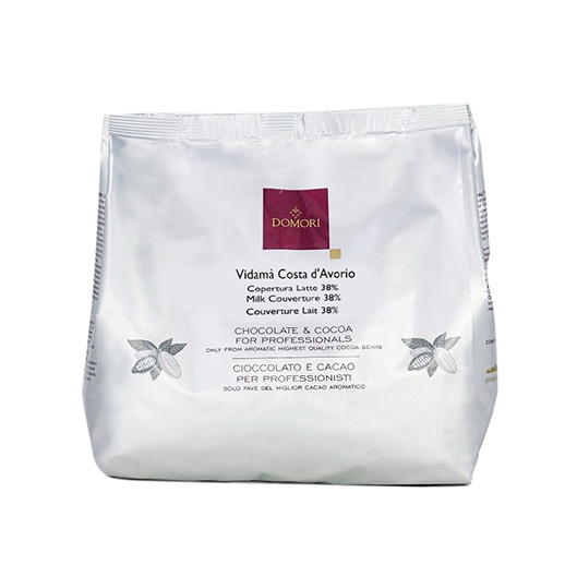 COPERTURA AL LATTE  COSTA D'AVORIO 38% 1kg DOMORI