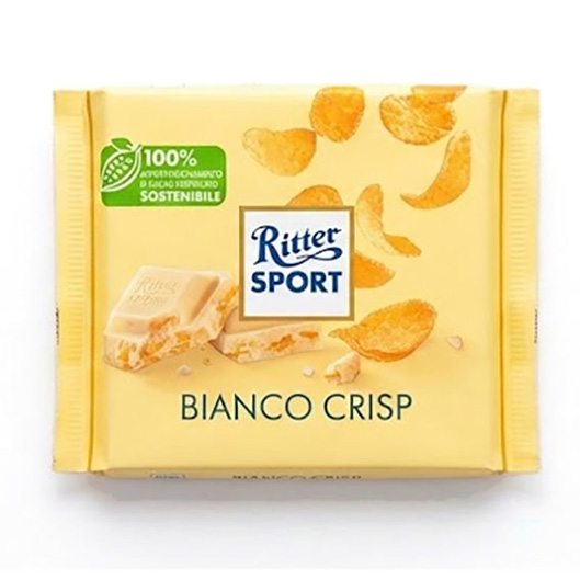 RITTER SPORT BIANCO CRISP 100g
