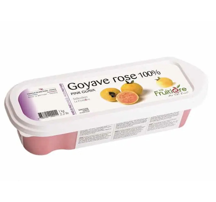 FRUCHTPÜREE ROSA GUAVE 1kg GEFR.    FRUITIERE