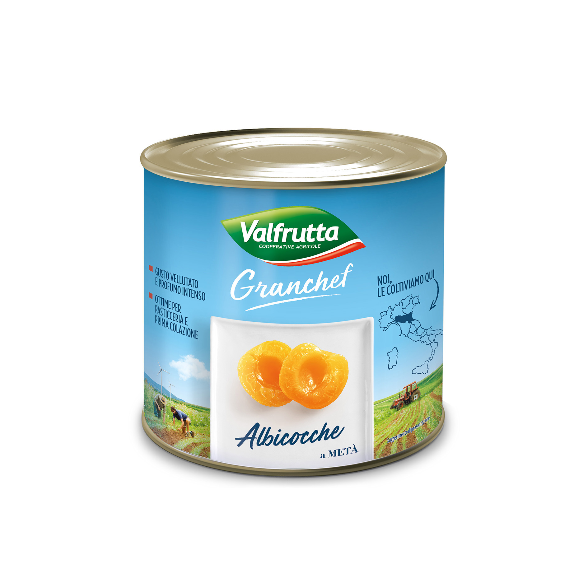 ALBICOCCHE SCIROPPATE 3/1 'VALFRUTTA-SUNCAN'