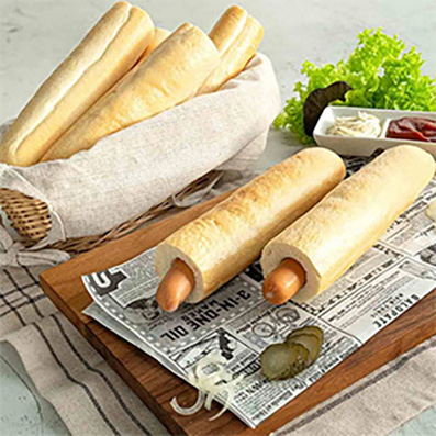 HOT DOG BROT MIT LOCH 60g 40 STÜCK GEFR. 'EDNA'