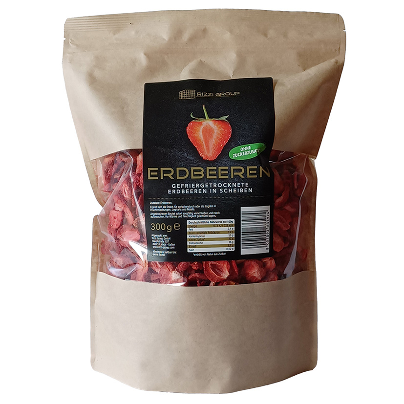 ERDBEER-SCHEIBEN GEFRIERGETROCKNET 300g
