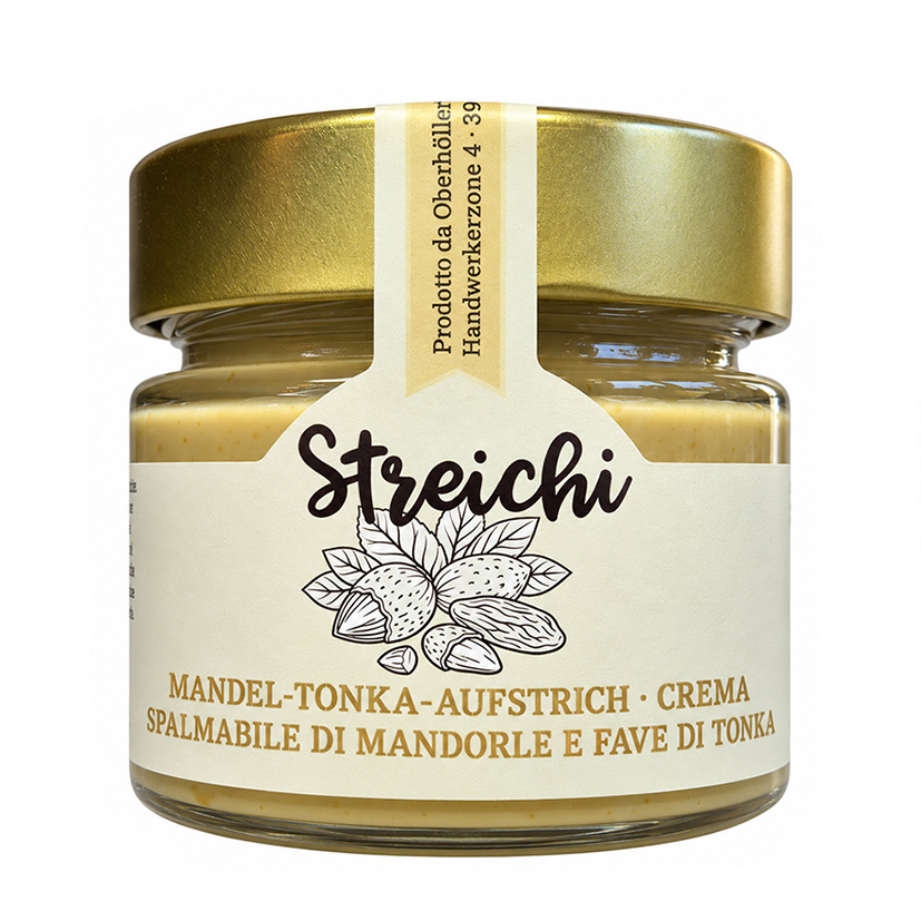 MANDEL-TONKA-AUFSTRICH CREME 200g 'STREICHI'
