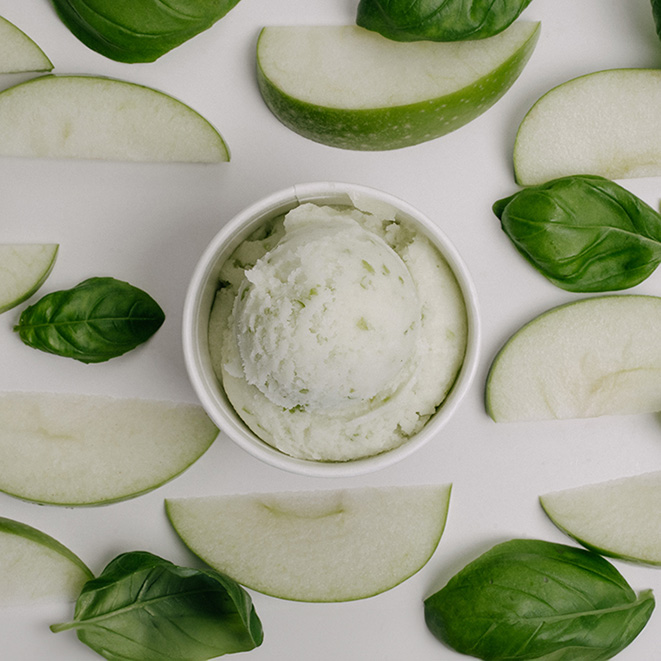 HIESIG EIS 2x2,2l APFEL-BASILIKUM GEFR.