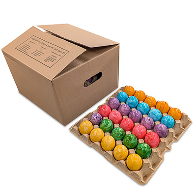 UOVA COLORATE COTTE BOX DA 90 PEZZI