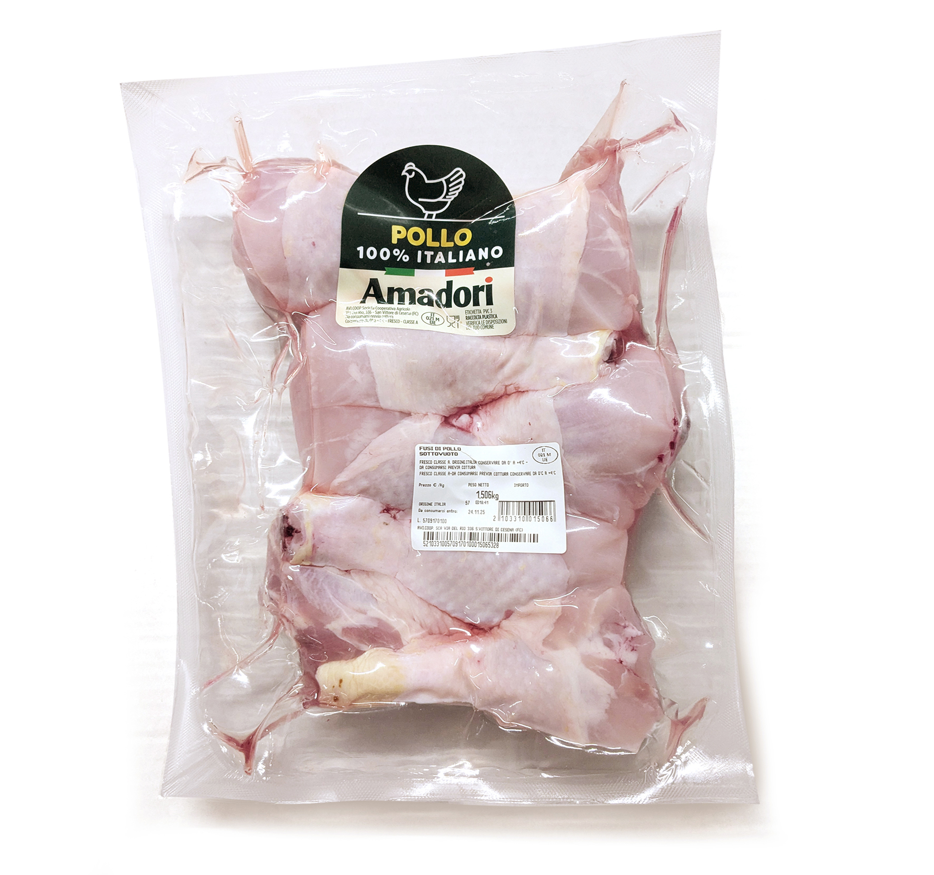 FUSELLI DI POLLO FRESCHI x 8 SOTTOVUOTO