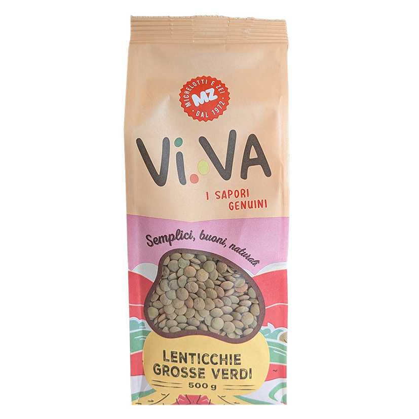 LENTICCHIE SECCHE VERDI 500g  COPROSEMEL
