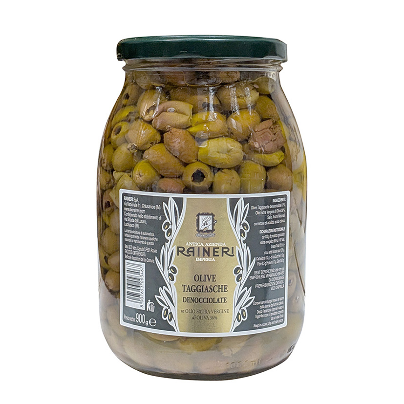 OLIVE TAGGIASCHE DENOCC. OLIO EVO 900g RAINERI