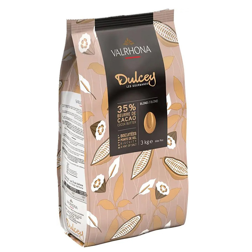 VALRHONA COPERTURA BIONDA DULCEY 35% 3kg