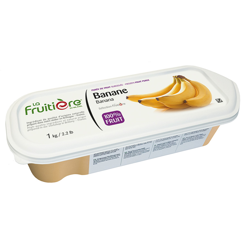 FRUCHTPÜREE BANANE 1kg GEFR.   FRUITIERE