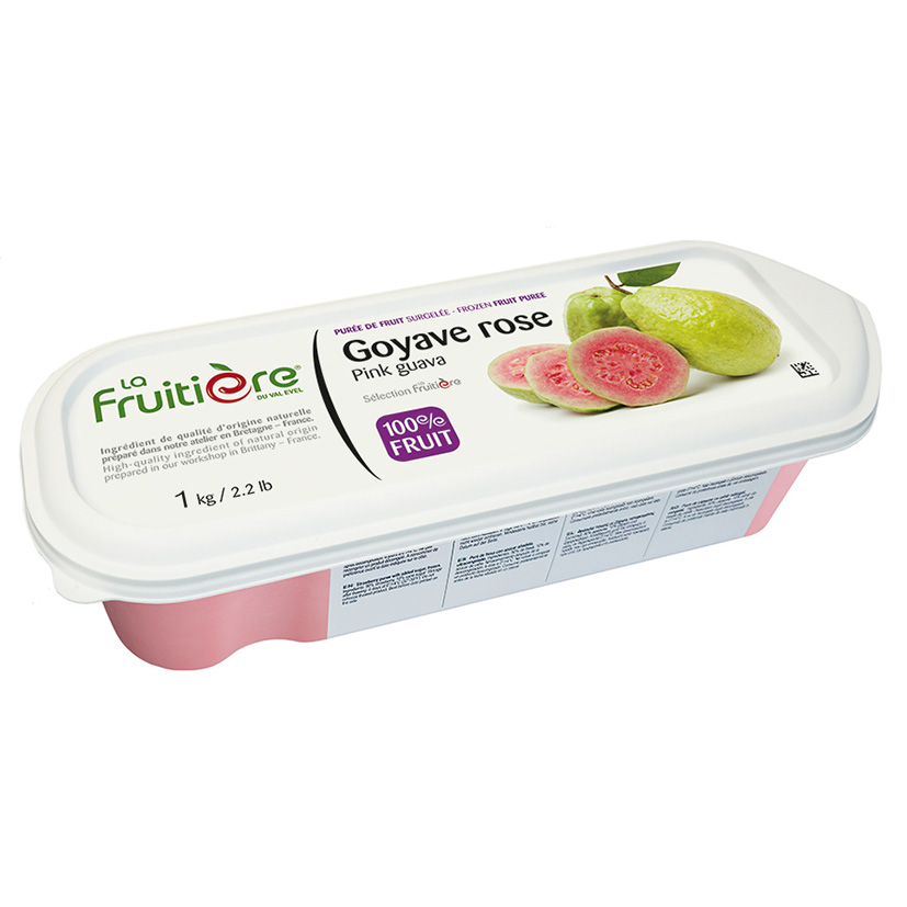 FRUCHTPÜREE ROSA GUAVE 1kg GEFR.    FRUITIERE