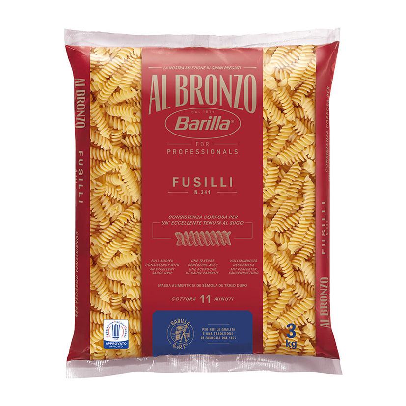 FUSILLI BRONZO 3kg 'BARILLA'