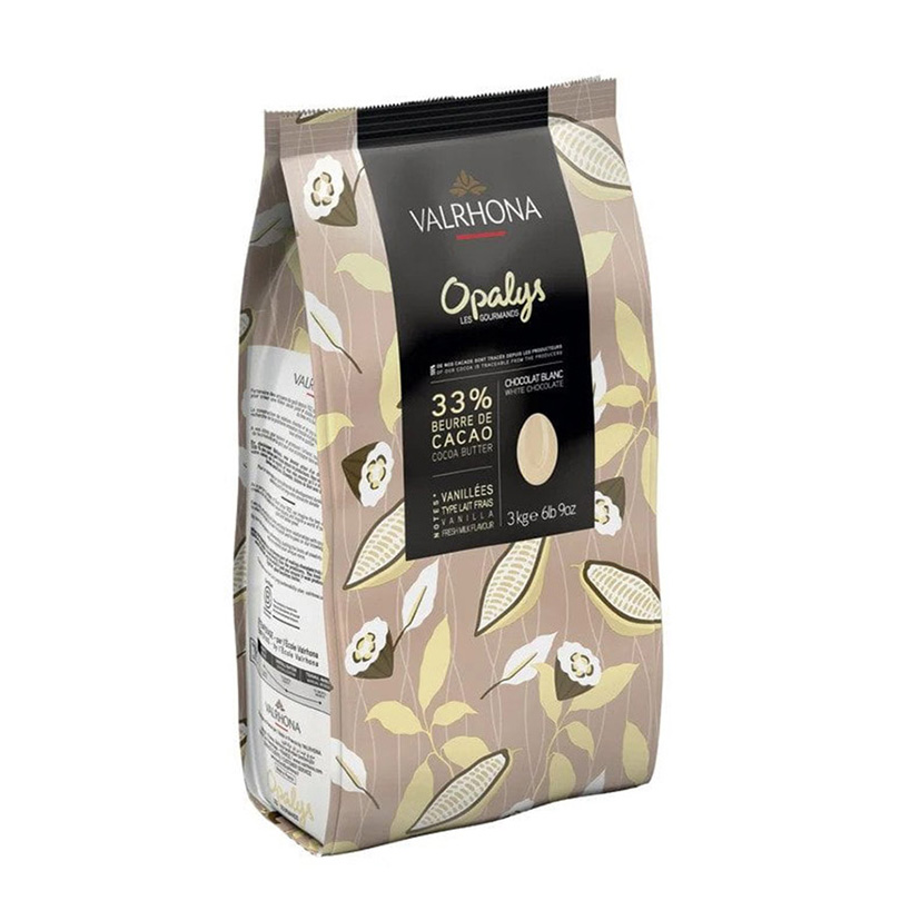 VALRHONA COPERTURA BIANCA OPALYS CALLETS 3kg