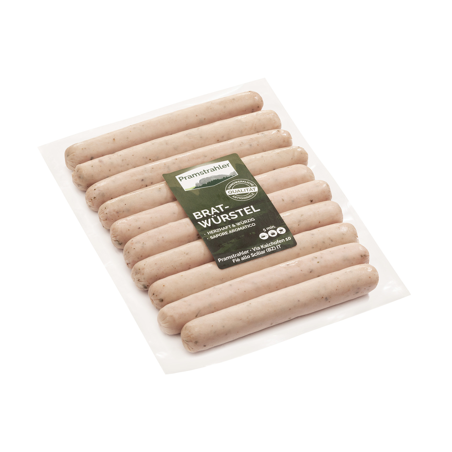 ROSTBRATWÜRSTE 10 STÜCK 300g PRAMSTRAHLER