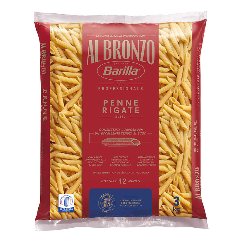 PENNE RIGATE BRONZO 3kg 'BARILLA'