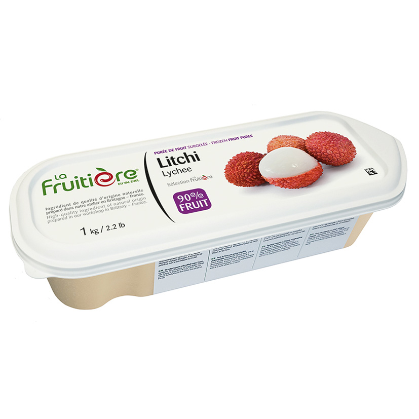 FRUCHTPÜREE LITSCHI 1kg GEFR.  FRUITIERE