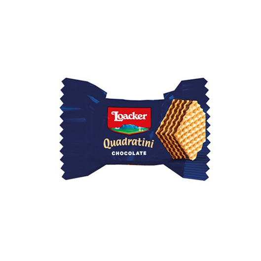 LOACKER QUADRATINI CIOCCOLATA 3,5g  400 PEZZI