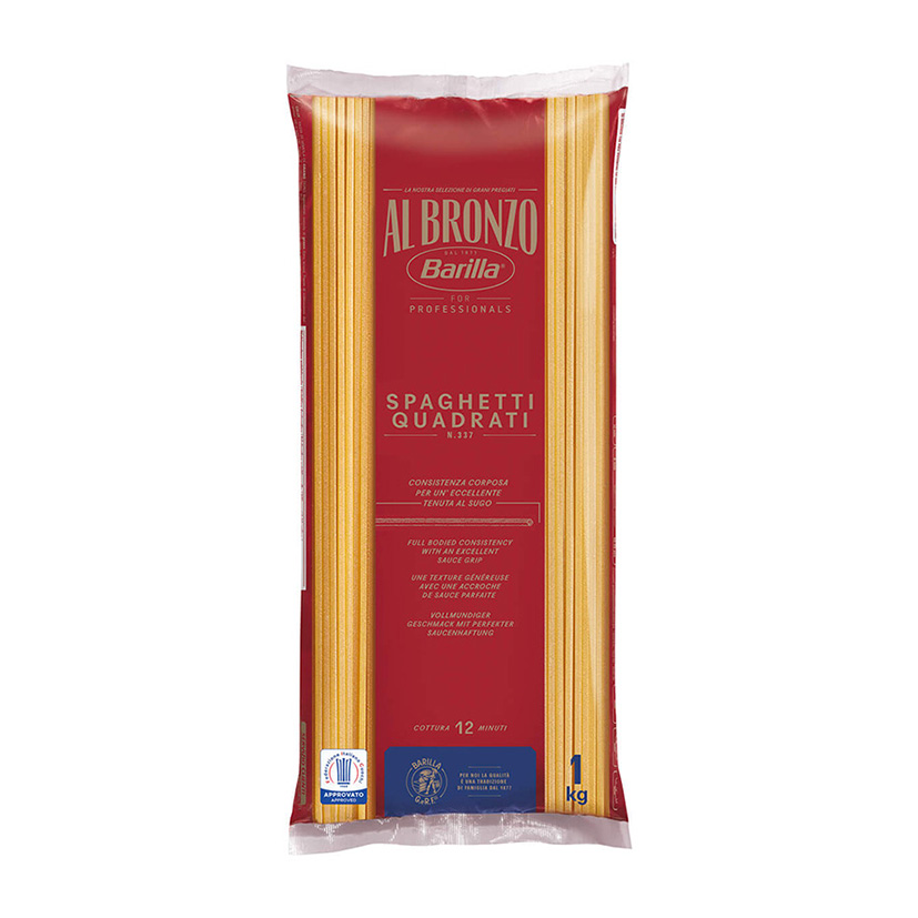 SPAGHETTI QUADRATI BRONZO 1kg 'BARILLA'
