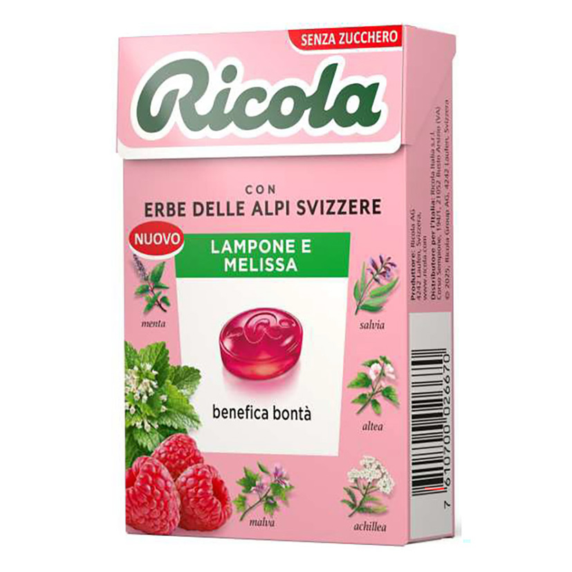 RICOLA LAMPONE MELISSA 50g