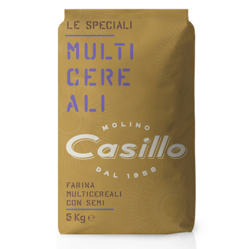 FARINA MULTICEREALI CON SEMI 5kg 'CASILLO'