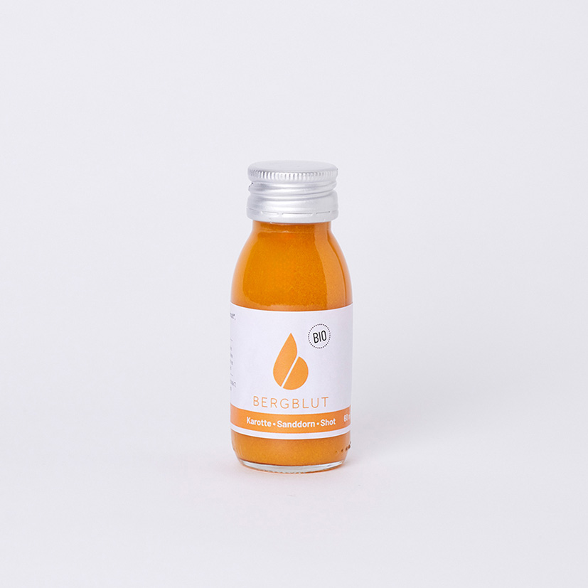 SHOT CAROTA/OLIVELLO BIO* 60ml 'BERGBLUT'
