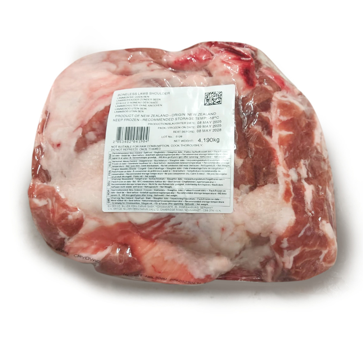 AGNELLO SPALLA SENZA OSSO CONGELATO SILVER FER