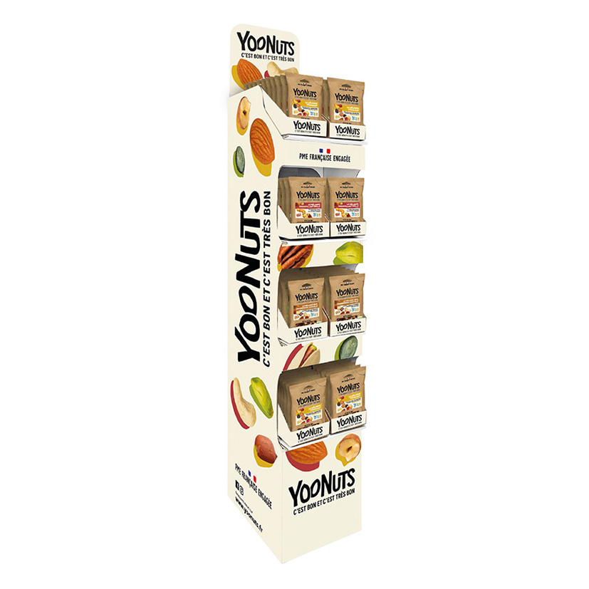 BODEN-AUFSTELLER FÜR YOONUTS-SNACKS 8 SORTEN