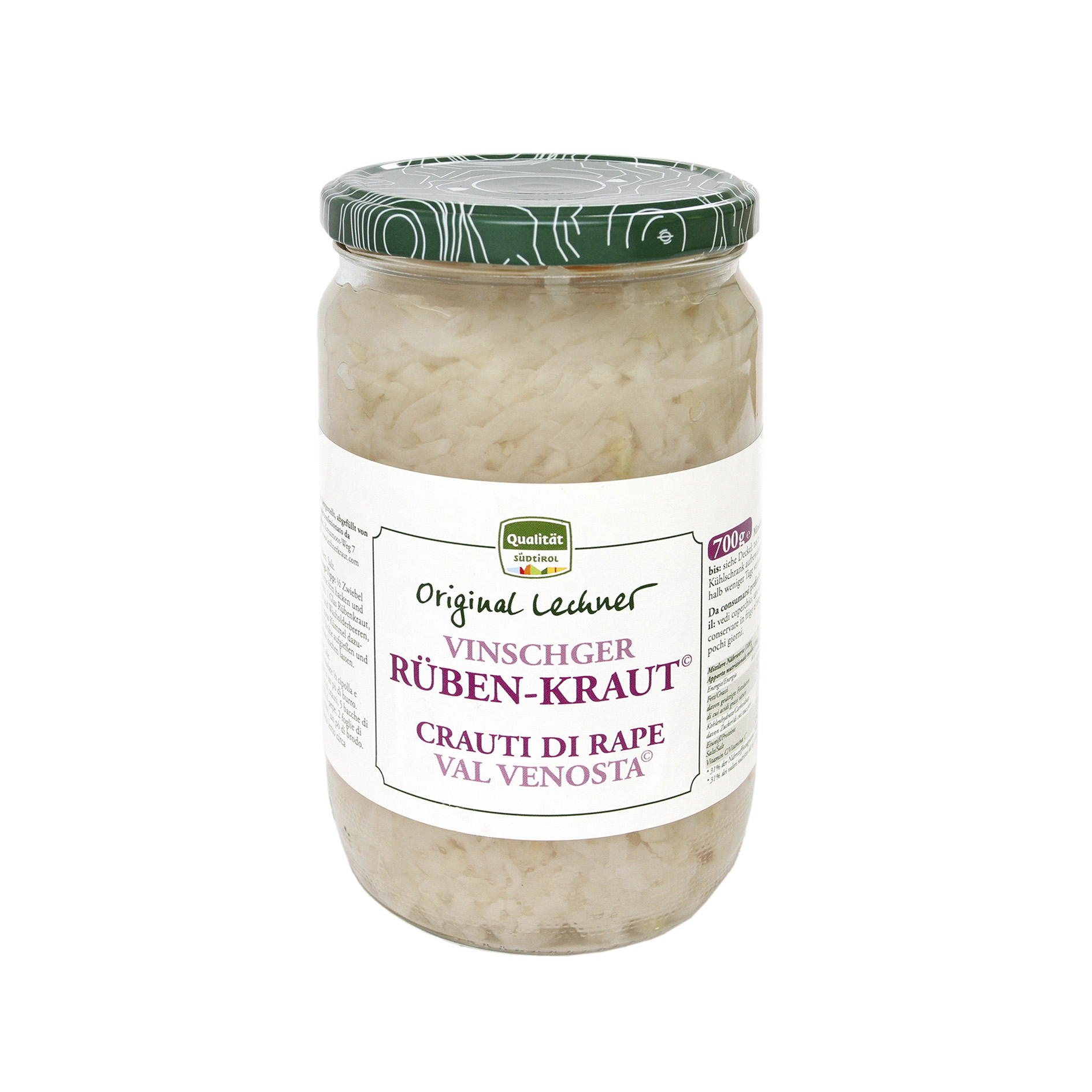 CRAUTI DI RAPA 700g 'LECHNER'