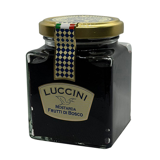 MOSTARDA FRUTTI DI BOSCO 240g 'LUCCINI'