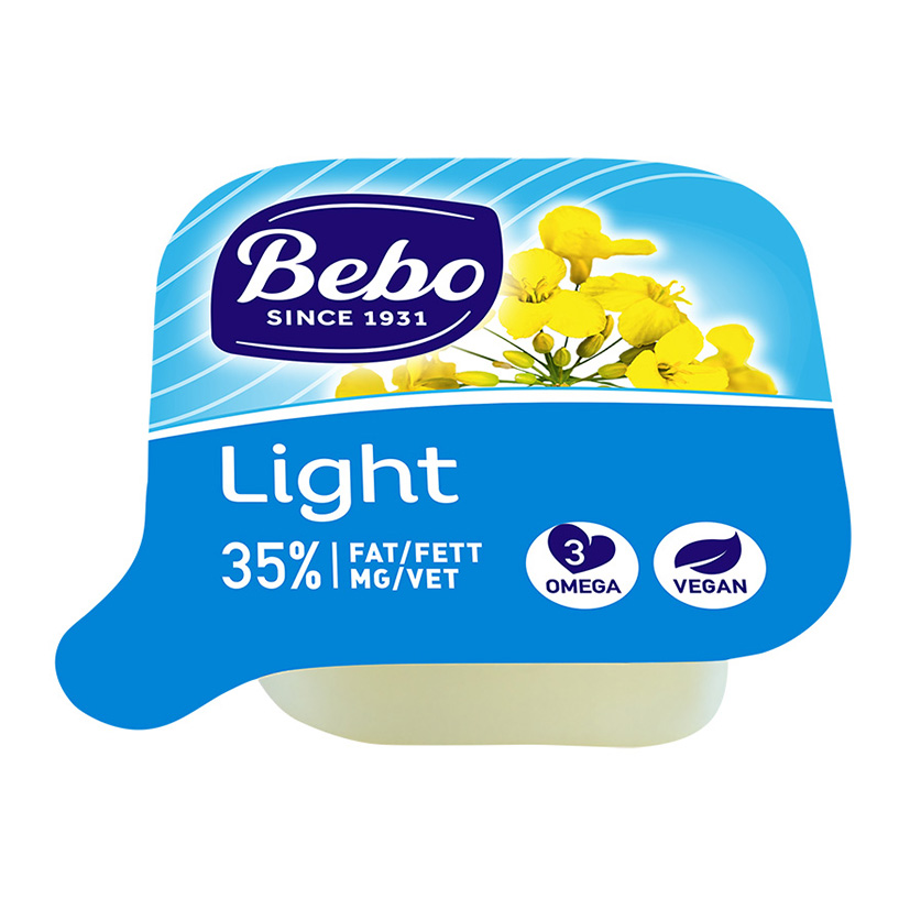 MARGARINE LIGHT PORTIONEN 10g 1kg 'BEBO'