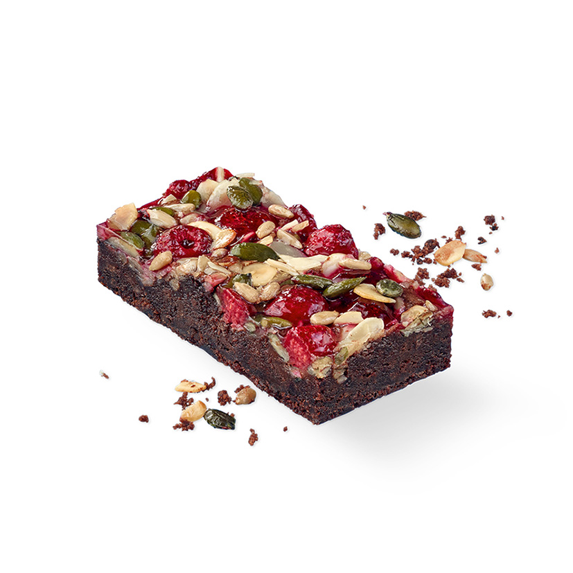 BROWNIE LAMPONE 88g 12 PEZZI 'ERLENBACHER' CONG.