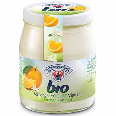 BIO* JOGHURT ORANGE 150g 'STERZINGER'