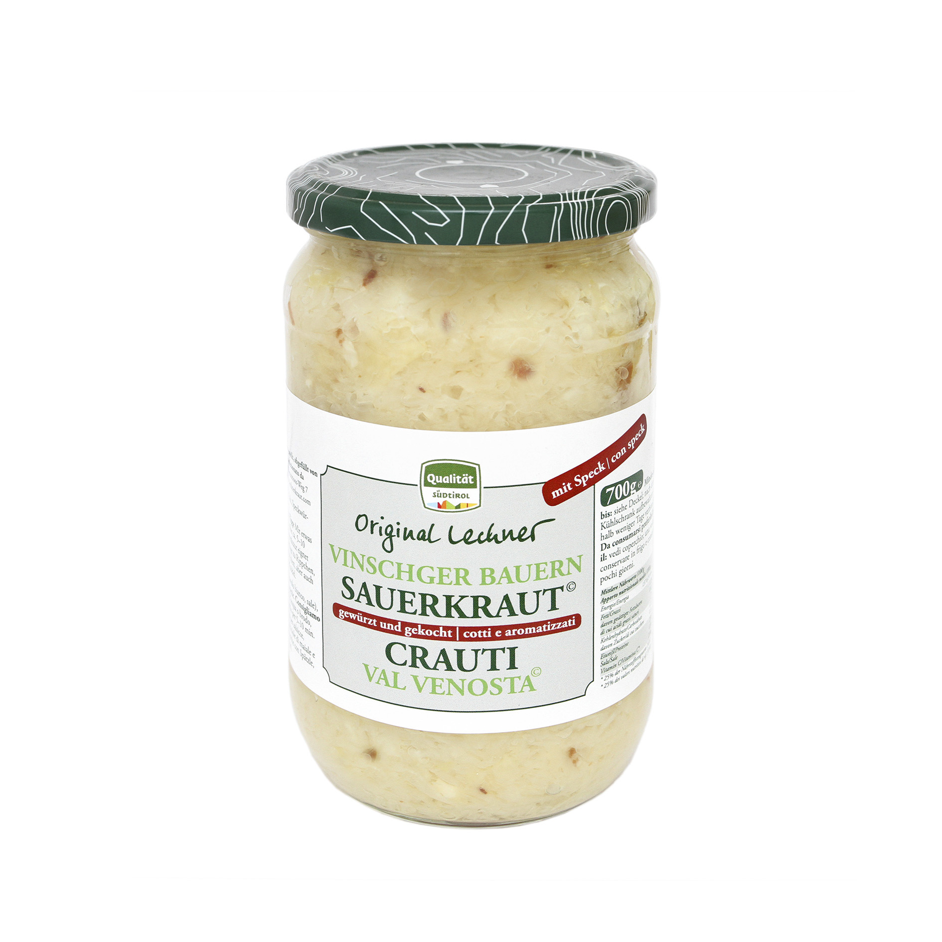 CRAUTI PRONTI ALL'USO CON SPECK 700g LECHNER